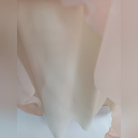 ULTRA PINK Elegant Lace & Chiffon Sleeveless Fit and Flare Party M Dress(#554) - Picture 5 of 10